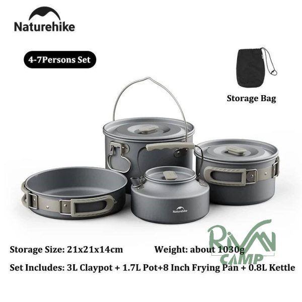 ست قابلمه نیچرهایک مدل CNK2450CF010