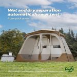 چادر حمام اتوماتیک دو کابین نیچرهایک مدل NH22ZP006