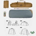 چادر حمام اتوماتیک دو کابین نیچرهایک مدل NH22ZP006