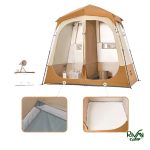 چادر حمام اتوماتیک دو کابین نیچرهایک مدل NH22ZP006