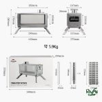 اجاق هیزمی نیچرهایک مدل NH21SK008