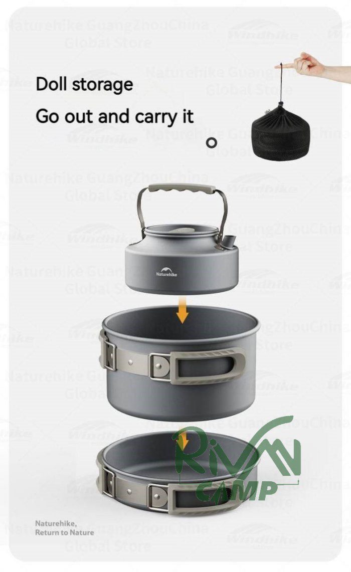 ست ظروف سه تکه نیچرهایک مدل CNK2450CF010