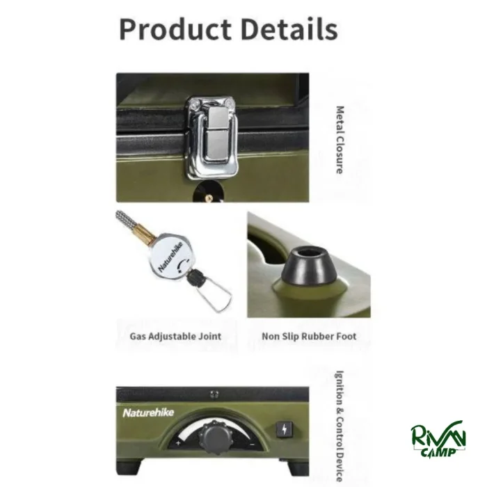 اجاق کمپینگ تاشو نیچرهایک مدل NH22RJ003