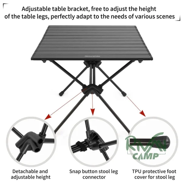 میز آلومینیومی نیچرهایک مدل FT-11