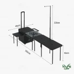 جعبه آشپزخانه سیار نیچرهایک مدل CNH22CJ013‏