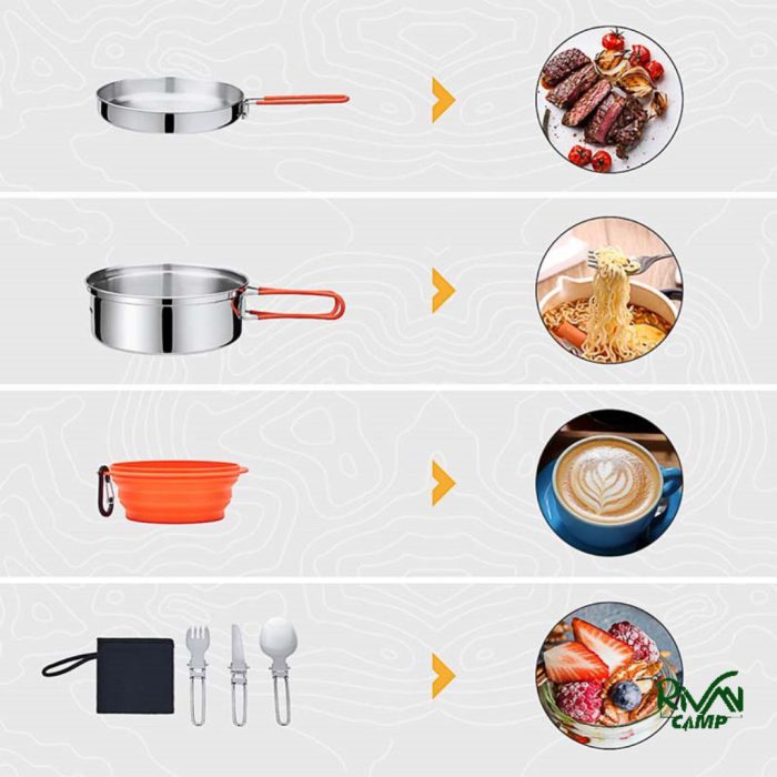 ست قابلمه کینگ کمپ مدل KA2209