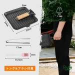 تابه گریل دسته تاشو کینگ کمپ مدل KA2314