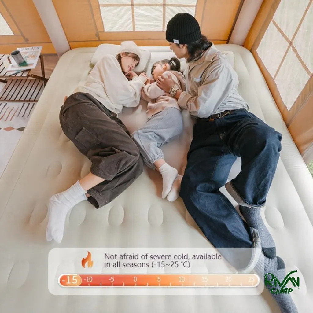 naturehike-double-air-mattress-cnh22dz015 (10) تشک بادی دو نفره NATUREHIKE مدل CNH22DZ015