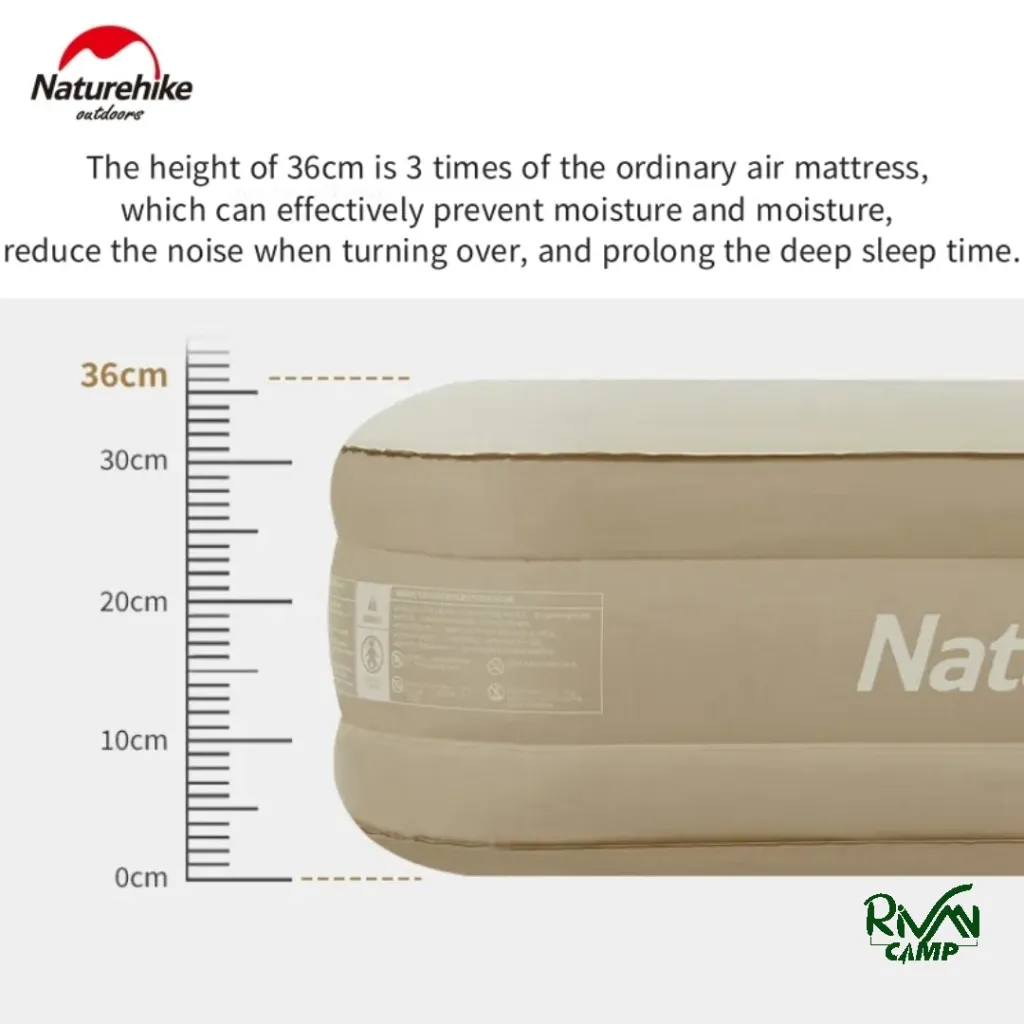naturehike-double-air-mattress-cnh22dz015 (7) تشک بادی دو نفره NATUREHIKE مدل CNH22DZ015