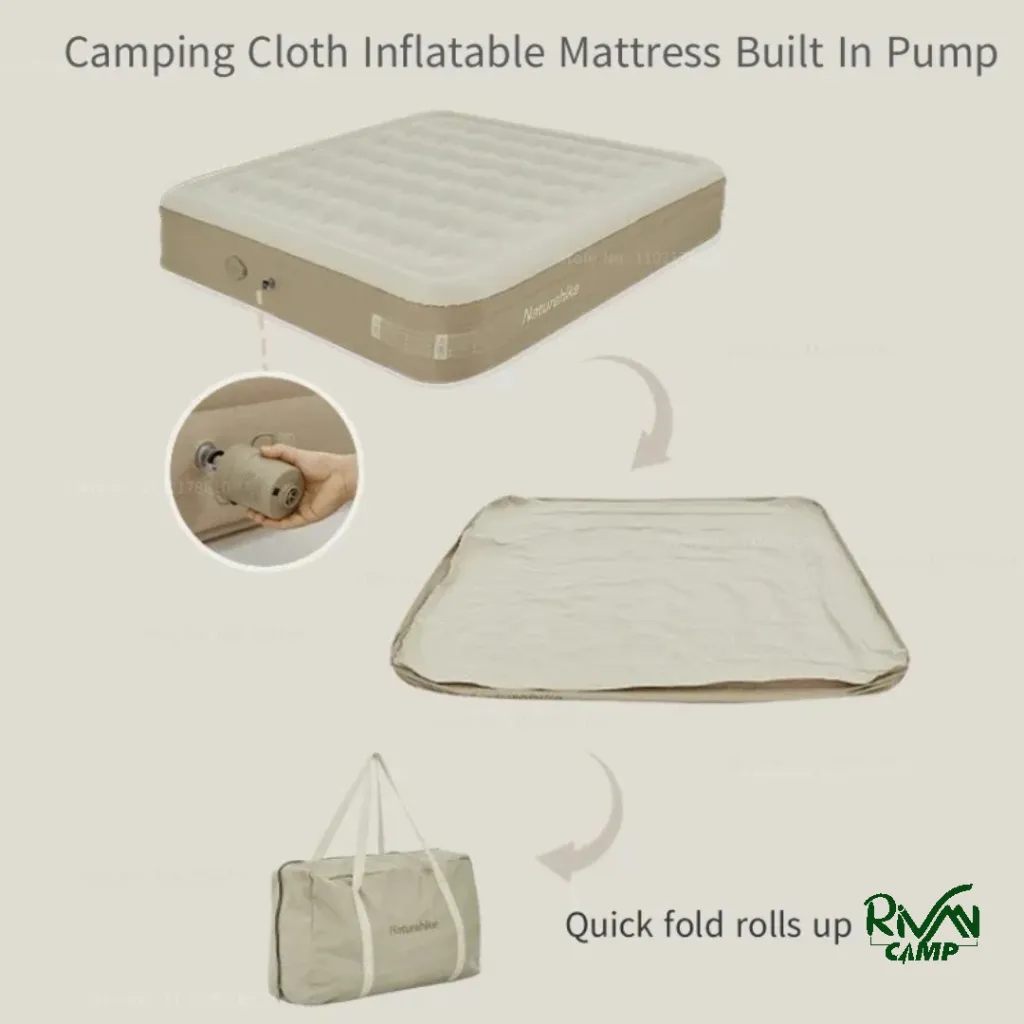 naturehike-double-air-mattress-cnh22dz015 (8) تشک بادی دو نفره NATUREHIKE مدل CNH22DZ015