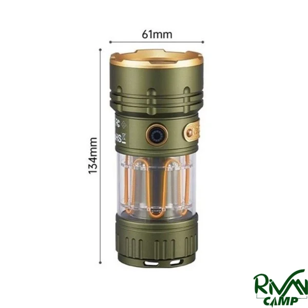 ابعاد چراغ قوه نیچرهایک مدل CNK2300011