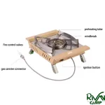 اجاق سه شعله برند BRS مدل BRS-35A