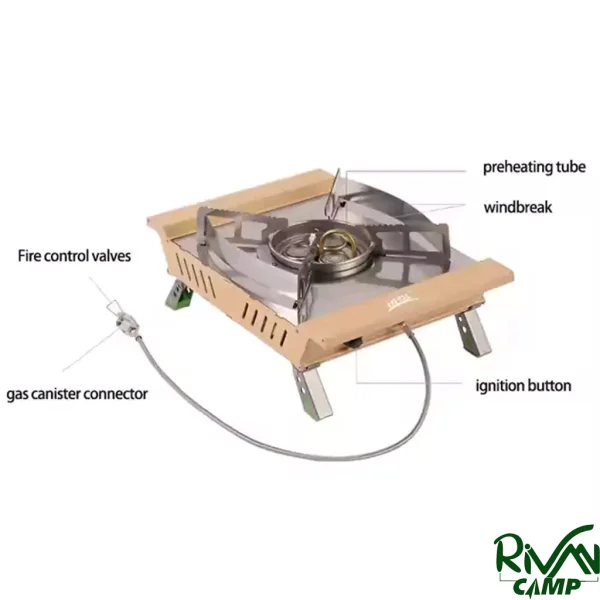 اجاق سه شعله برند BRS مدل BRS-35A