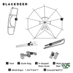 چادر سرخپوستی بلک دیر مدل BD12121137