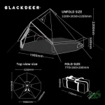 چادر سرخپوستی بلک دیر مدل BD12121137