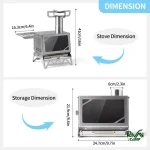 اجاق هیزمی نیچرهایک CNK2300CW020