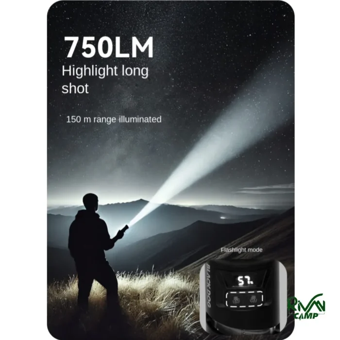 میزان روشنایی چراغ قوه بلک داگ مدل CBD2450ZM011