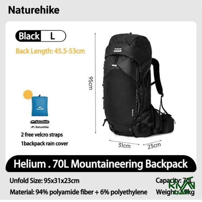 سایزبندی کولهپشتی نیچرهایک مدل CNK2450XB014