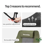 جنس صندلی مسافرتی نیچرهایک CNK2550JJ019