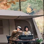 باربیکیو ایستاده تاشو نیچرهایک مدل CNK2300015 برای سفر و کمپینگ