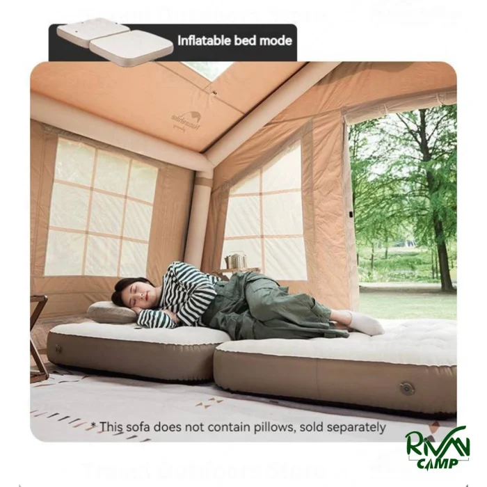 استفاده از مبل بادی نیچرهایک مدل CNK2300DZ010 در حالت خواب و بیداری