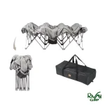 باز و بسته کردن تخت تاشو دو نفره نیچرهایک مدل CNH22JU021