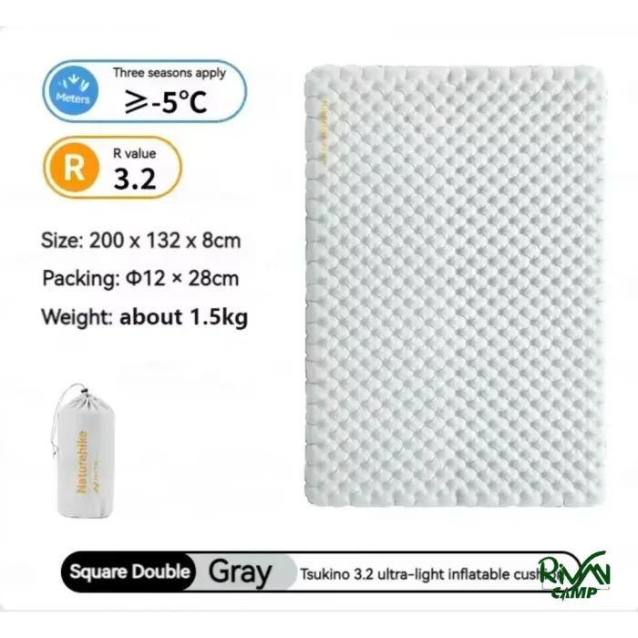 زیرانداز کیسه خواب 2 نفره نیچرهایک مدل CNK2450WS012 - تصویر 12