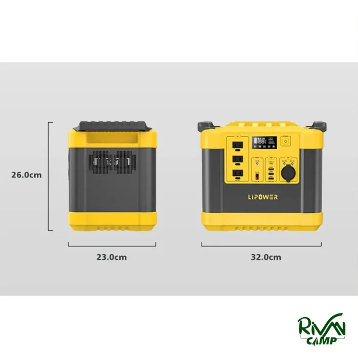 پاور استیشن 1000 وات قابل حمل LIPOWER مدل G1000L-S - تصویر 12