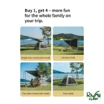 قابلیت های چادر 4 نفره نیچرهایک CNK2550WS010