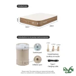 ابعاد بسته بندی تشک بادی 2 نفره نیچرهایک مدل CNH22DZ026