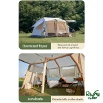 جزئیات چادر بادی ایر 8.5 Village نیچرهایک مدل CNK2300ZP019