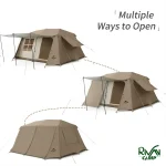 طراحی چادر اتوماتیک 5-8 نفره نیچرهایک VILLAGE 13 مدل CNH22ZP004