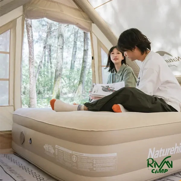 کاربرد تشک بادی دونفره نیچرهایک NH22FCD04