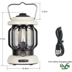 ابعاد چراغ فانوسی کینگ کمپ مدل KL2305