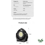 ویژگی های پروژکتور شارژی فندک دار سفری بلک داگ مدل CBD2450ZM012