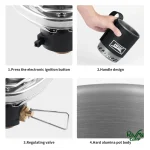 نحوه استفاده سرشعله و قابلمه یکپارچه BRS مدل BRS-61