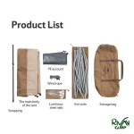 بسته بندی چادر حمام و توالت نیچرهایک مدل SHOWER کد NH21ZP005