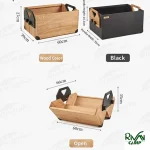 ابعاد جعبه چوبی چندکاره 50 لیتری نیچرهایک مدل NH21SNX07