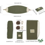 ننو برزنتی تک نفره نیچرهایک مدل CNK2450WS018 سبز رنگ