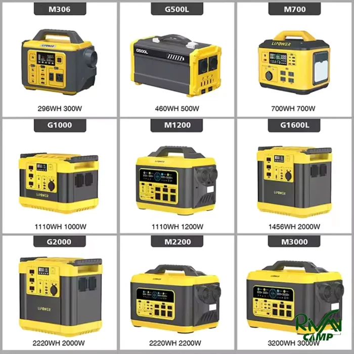 ویژگی های پاور استیشن 3000 وات قابل حمل LIPOWER مدل M3000-S