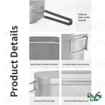 جزئیات ظرف غذا تیتانیومی نیچرهایک مدل CNH22CJ010