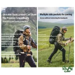 کوله‌پشتی نیچرهایک مدل CNK2450XB014 برای سفر و کمپینگ