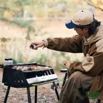 طراحی باربیکیو ایستاده تاشو نیچرهایک مدل CNK2300015