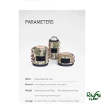 جزئیات محصول کاور کپسول گاز استوانه ای نیچرهایک مدل NH21PJ123