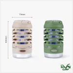 ابعاد حشره کش و چراغ چادر نیچرهایک مدل NH22ZM005