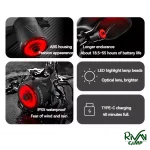 چراغ عقب هوشمند دوچرخه بلک داگ مدل CBD2450ZM018