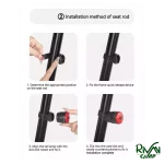 نحوه بستن چراغ عقب هوشمند دوچرخه بلک داگ مدل CBD2450ZM018