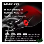 مدت زمان ماندگاری باتری چراغ عقب هوشمند دوچرخه بلک داگ مدل CBD2450ZM018