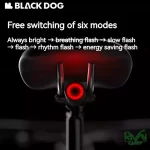 حالت نوردهی چراغ عقب هوشمند دوچرخه بلک داگ مدل CBD2450ZM018