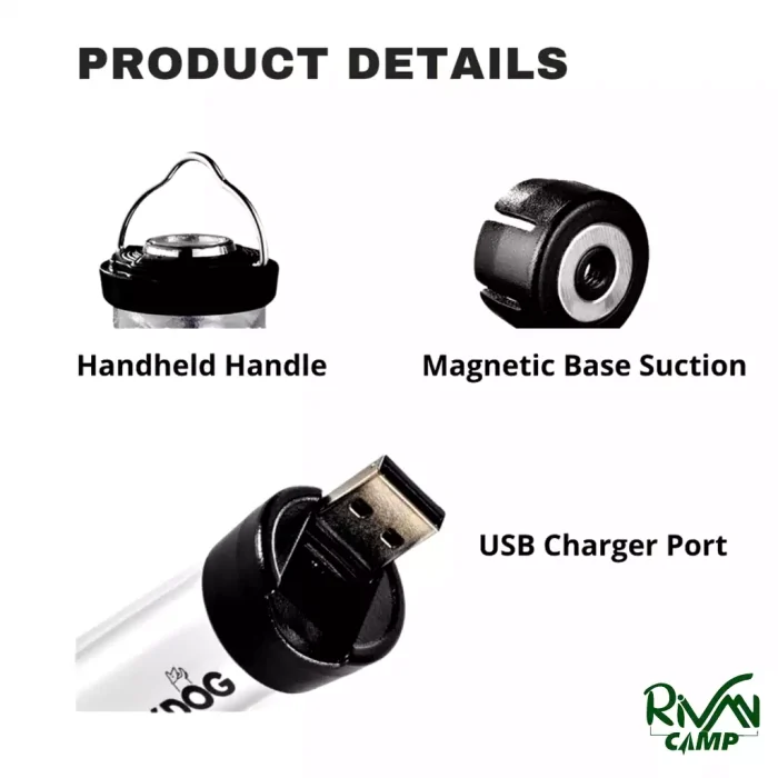 شارژ USB مستقیم چراغ قوه بلک داگ مدل BD- LYD006